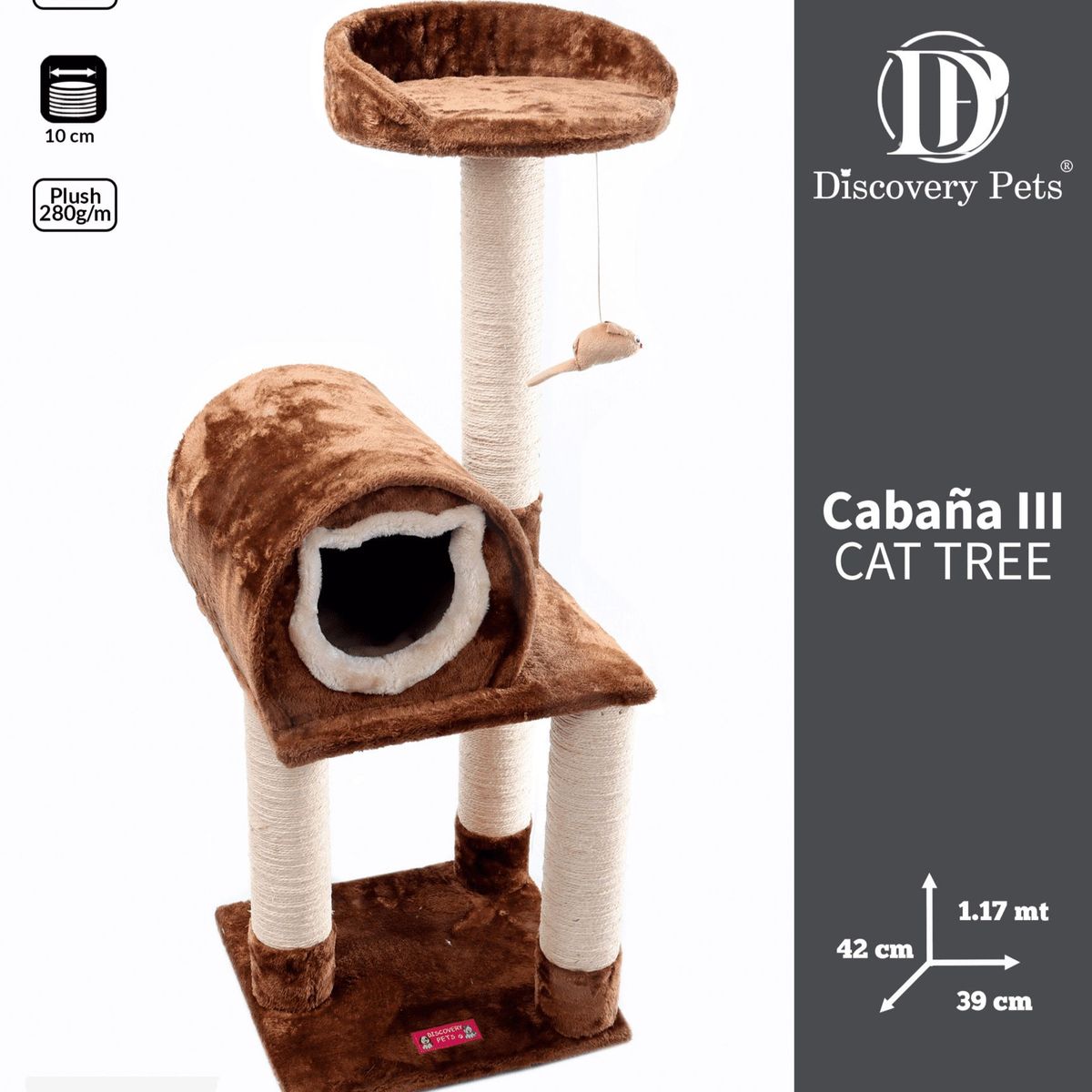 DISCOVERY PETS - Cabaña III Cat Tree