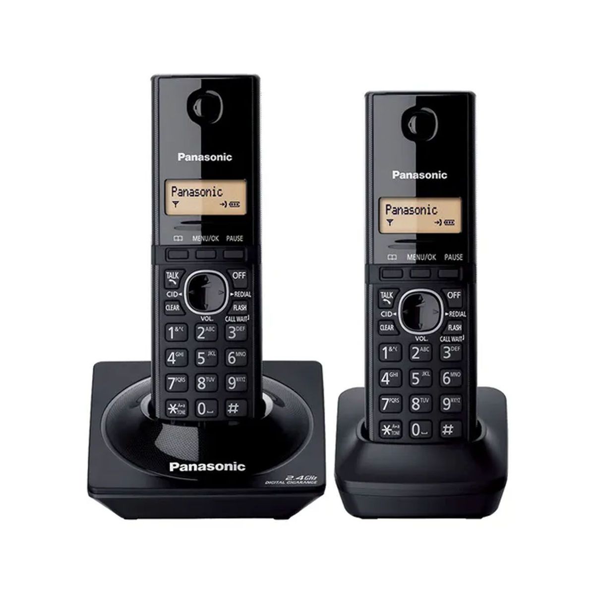 PANASONIC - TELÉFONO FIJO PANASONIC INALÁMBRICO NEGRO KX-TG3452LCB