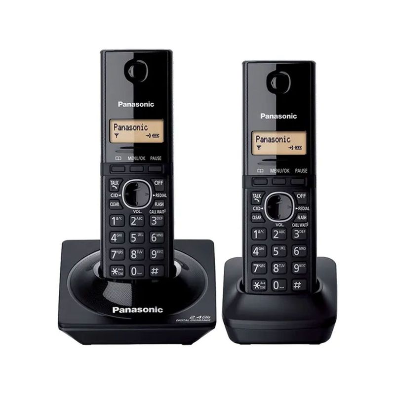 PANASONIC - TELÉFONO FIJO PANASONIC INALÁMBRICO NEGRO KX-TG3452LCB