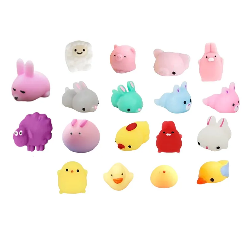 GENERICO - Pack x 15 Squishys Animales Granja