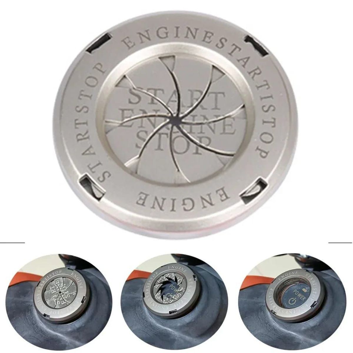 GENERICO - PROTECTOR SISTEMA DE ENCENDIDO ENGINE PLATA