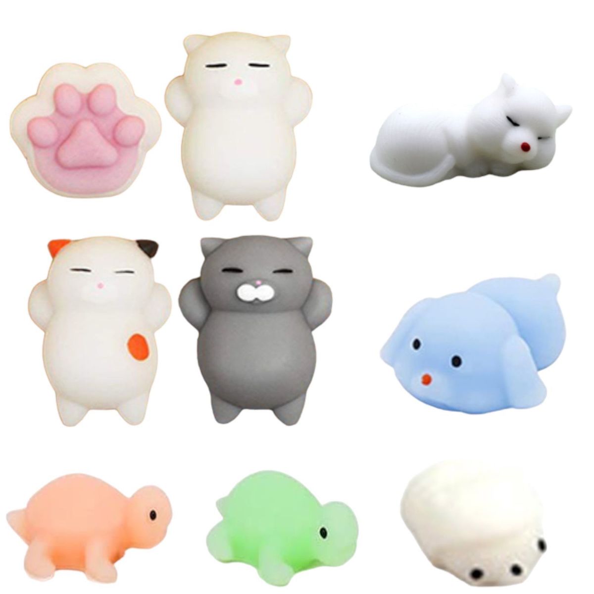 GENERICO - Pack x 15 Squishys Animales Domésticos