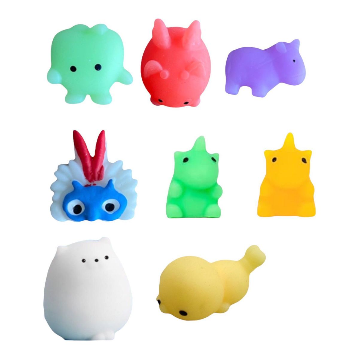 GENERICO - Pack x 15 Squishys Animales Fantásticos