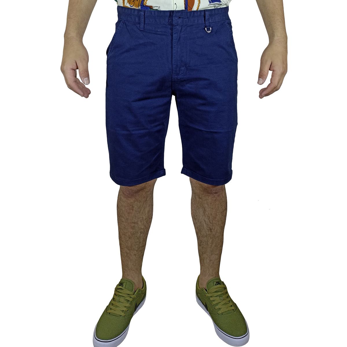GENERICO - Bermuda Moda Drill Para Hombre - Azul