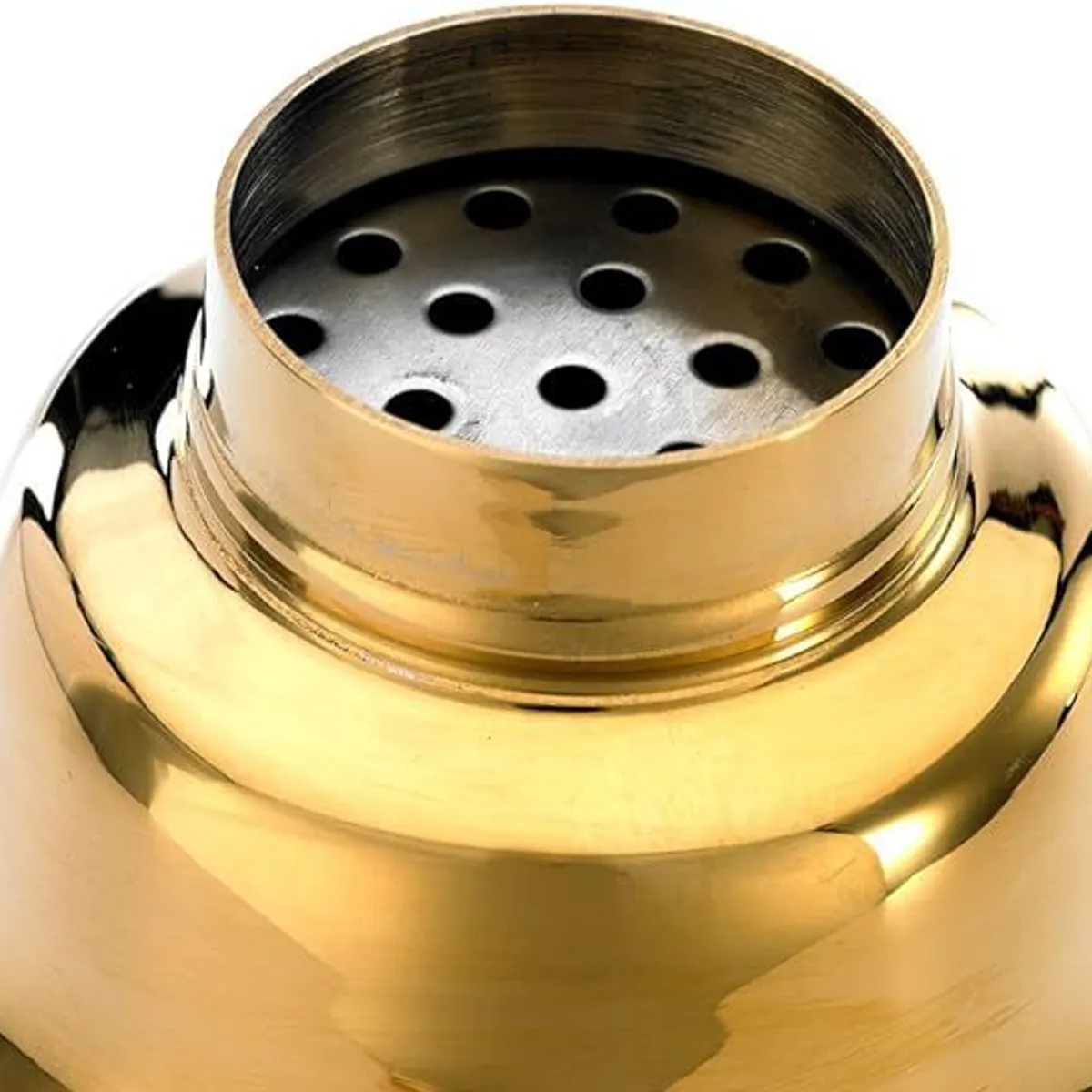 GENERICO - Coctelera para bar Shaker Boston 550ml dorado