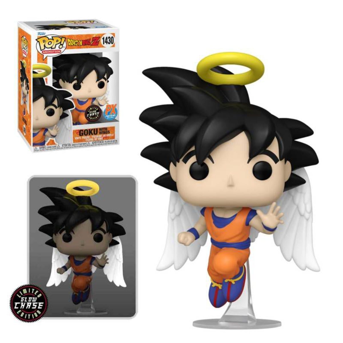 FUNKO - Funko Dragon Ball N° 1430 Goku with wings PX Exclusive Chase