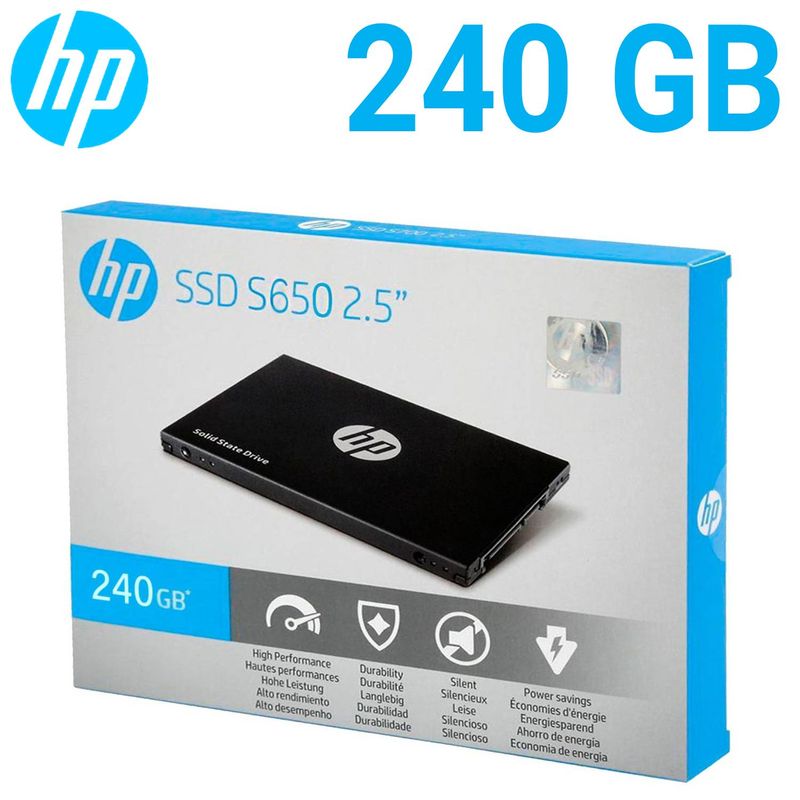 HP - SSD Disco Solido HP 240gb formato 2.5" Sata 240 GB S650