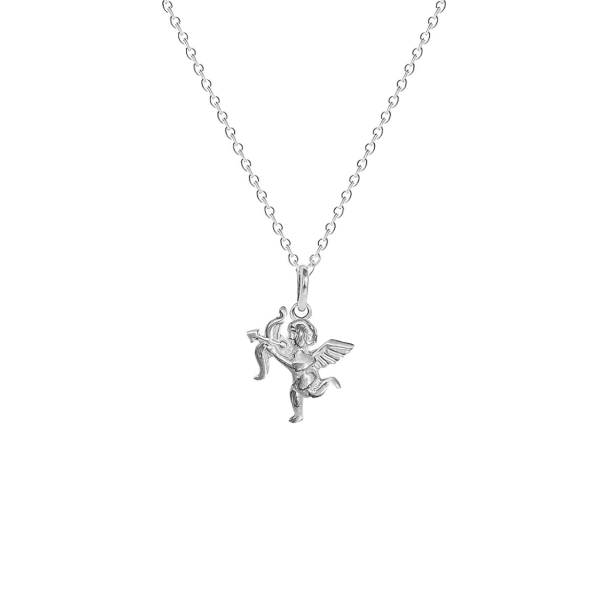 KARMY - Collar Mujer Cupido Flecha Amor Regalo Novia Joya Plata