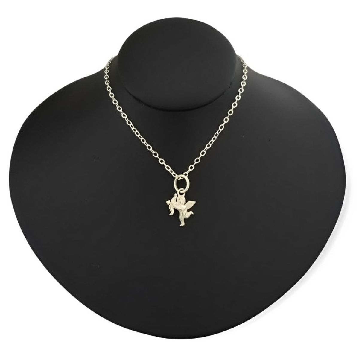 KARMY - Collar Mujer Cupido Flecha Amor Regalo Novia Joya Plata
