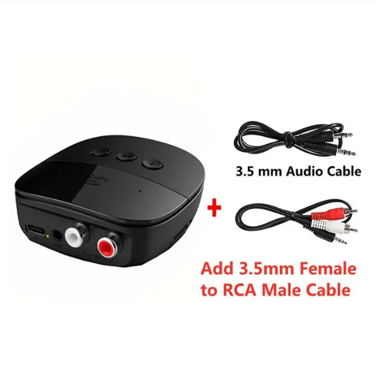 GENERICO - Receptor de Audio Bluetooth 5-2 Conector AUX 3-5mm