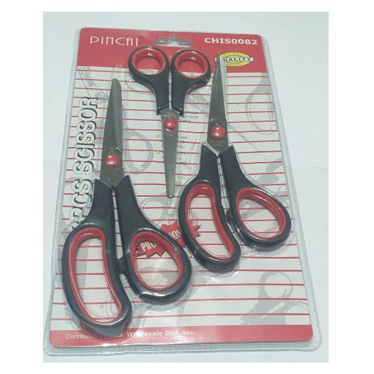 GENERICO - Juego de 3 Tijeras Pin Cai  Stainless steel