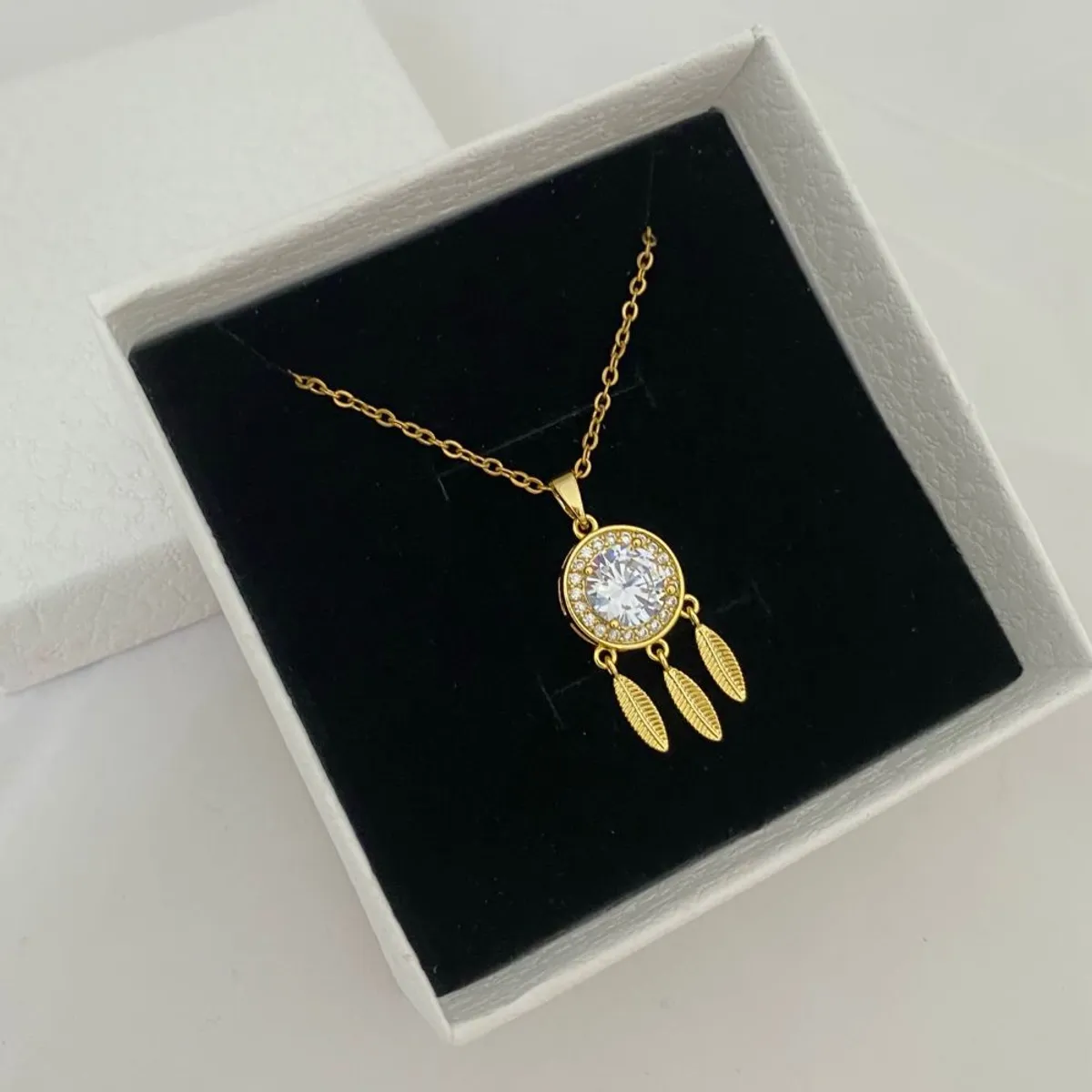 GENERICO - Collar Atrapa Sueños con Circón Luxury