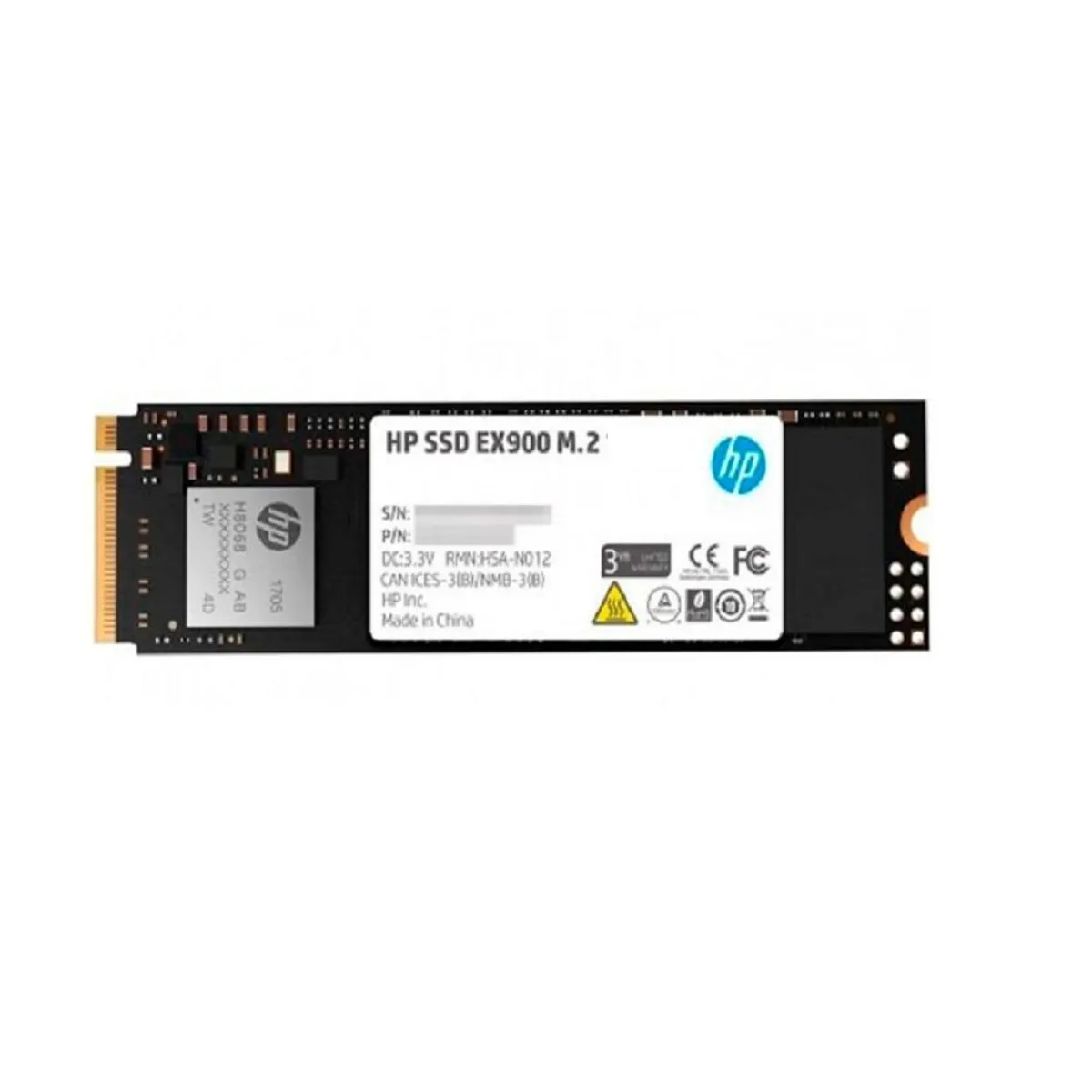 HP - Disco Solido HP 500gb formato M.2 SSD 2280 , Modelo EX900 , 500 GB