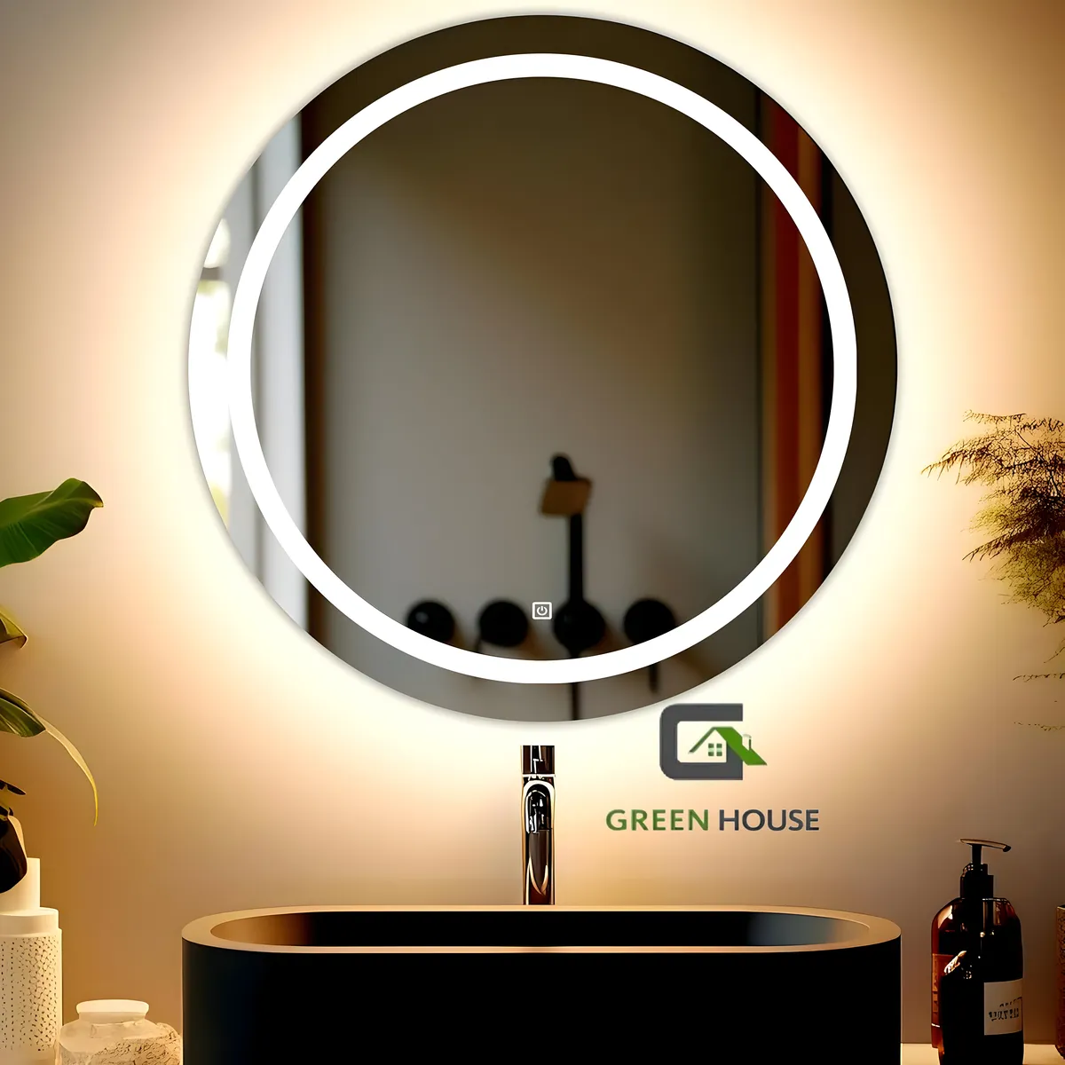 GREEN HOUSE - ESPEJO MOD: IRIS LED TOUCH CIRCULAR  60CM