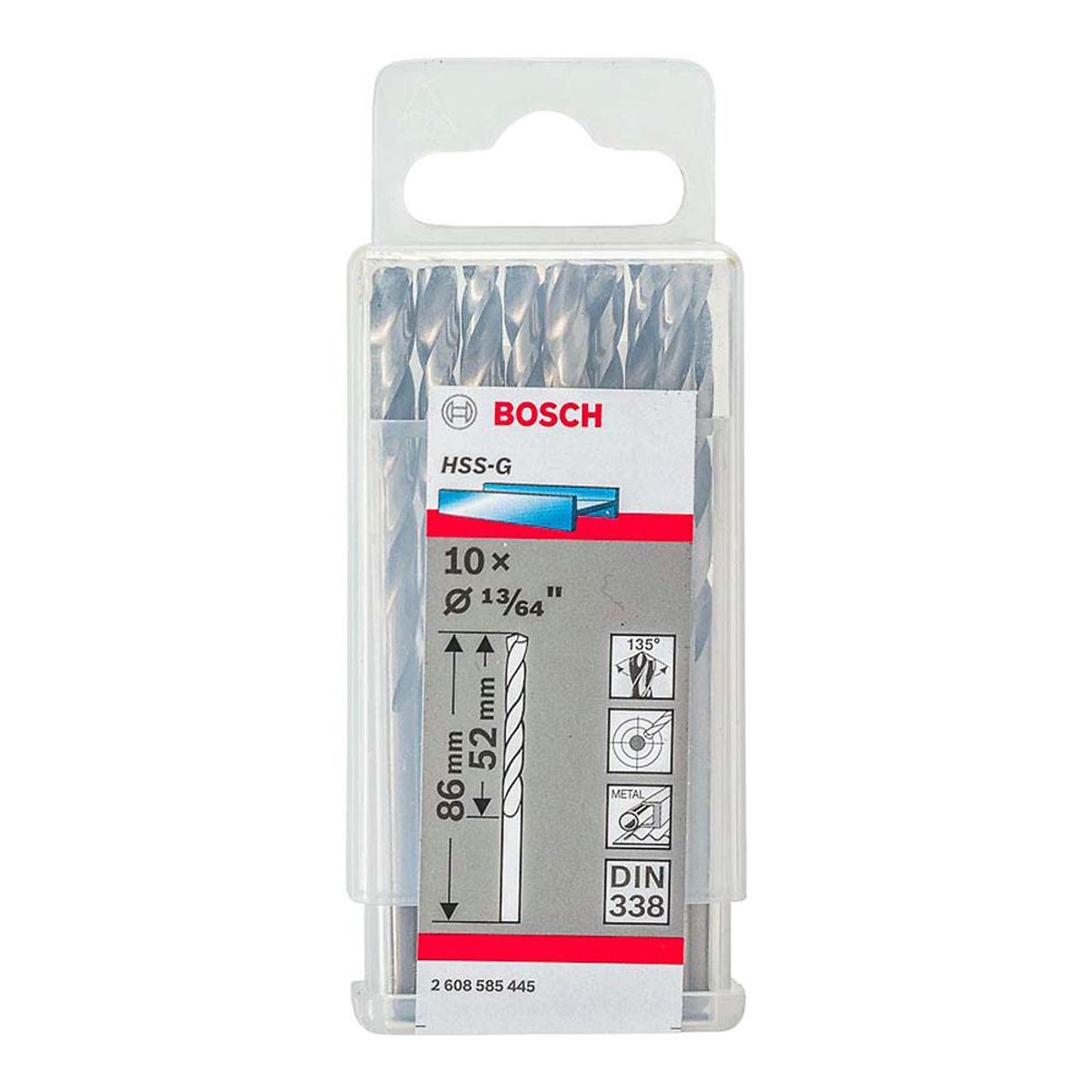 BOSCH - Broca Metal HSS-G X10U 5.2mm 13/64" Bosch