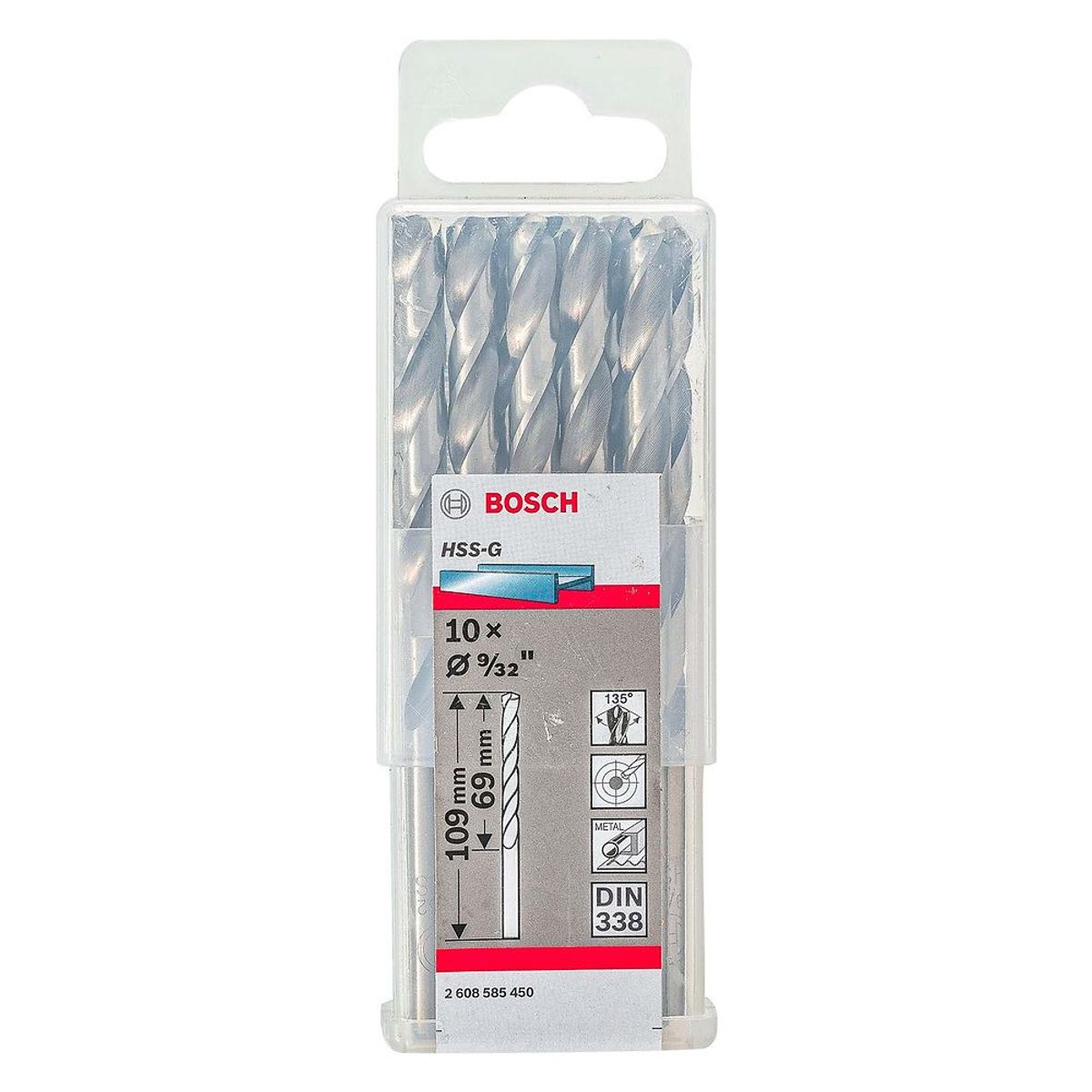 BOSCH - Broca Metal HSS-G X10U 7.1mm 9/32" Bosch