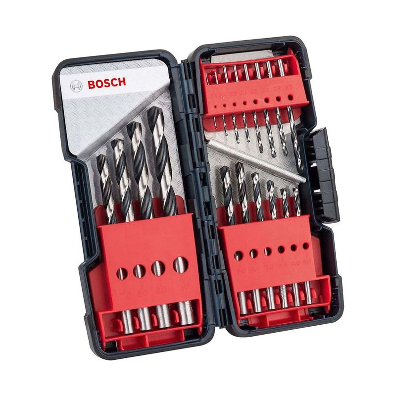 BOSCH - Set Brocas de Metal x 18 Piezas HSS PointTeQ Bosch