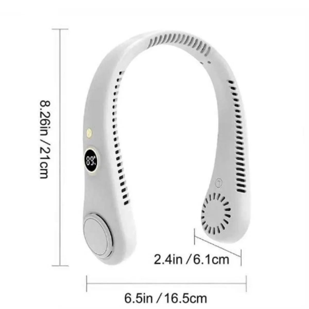 GENERICO - Ventilador De Cuello  Recargable Portatil A1