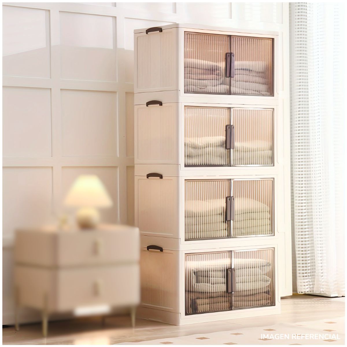 GENERICO - Armario Estante Organizador Multiusos 4 Niveles