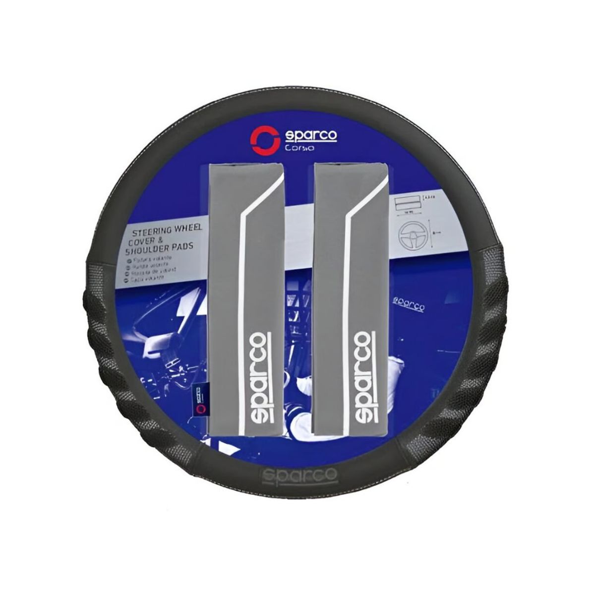 SPARCO - Cubre Volante Cubre Cinturón Sparco SPS106GRC Gris