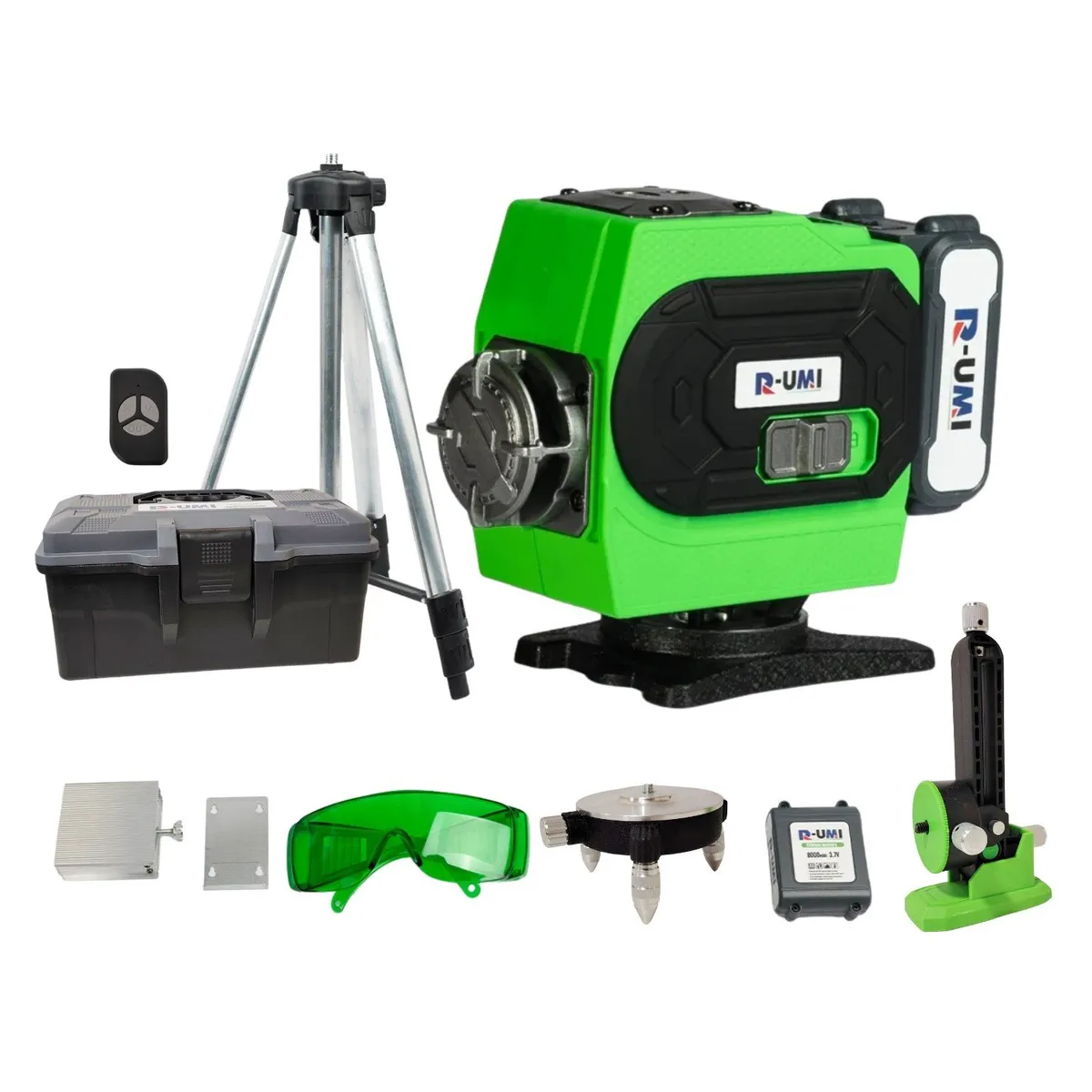 GENERICO - Nivel laser 12 Lineas con tripode y maletin Rumi