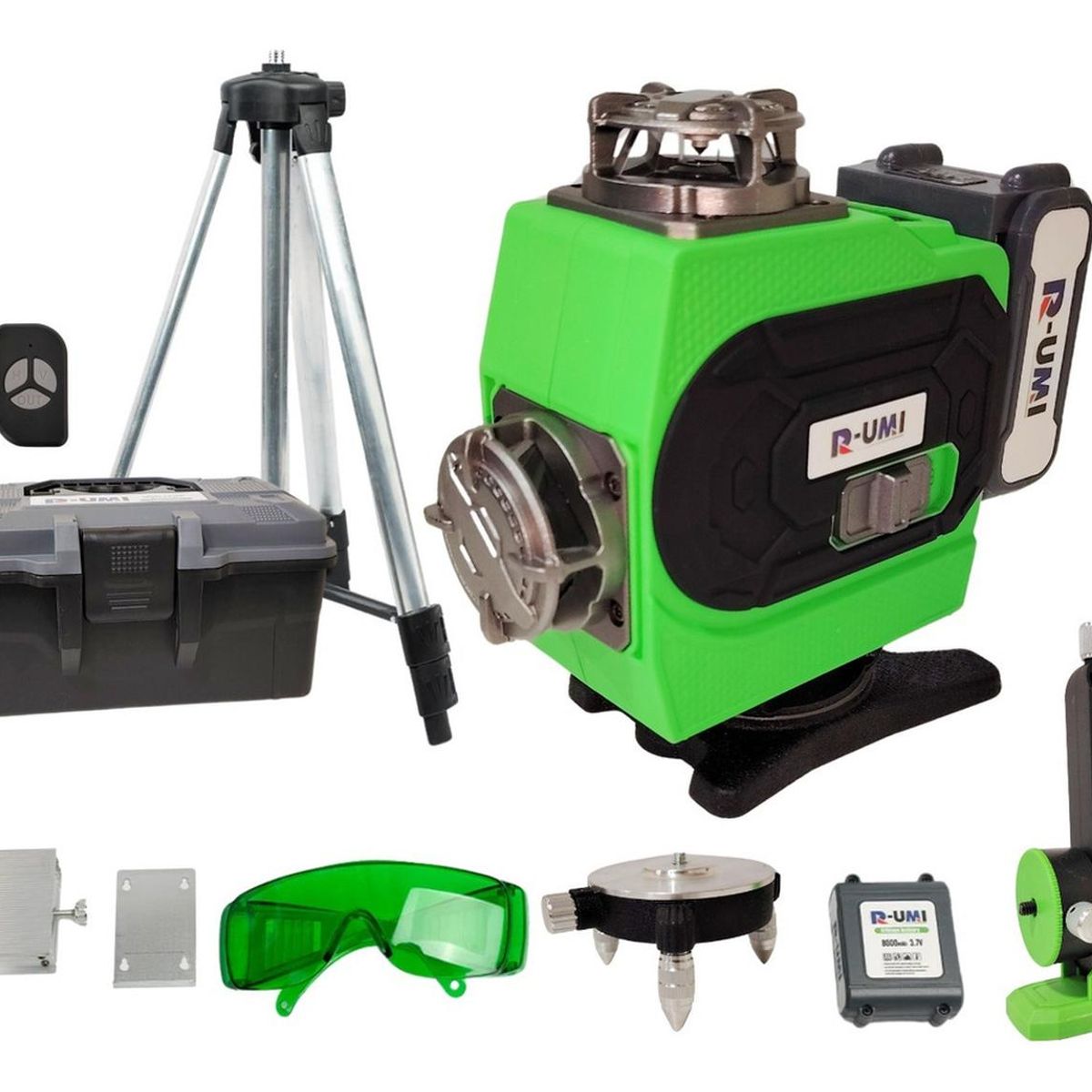 GENERICO - Nivel laser 16 Lineas con tripode y maletin Rumi