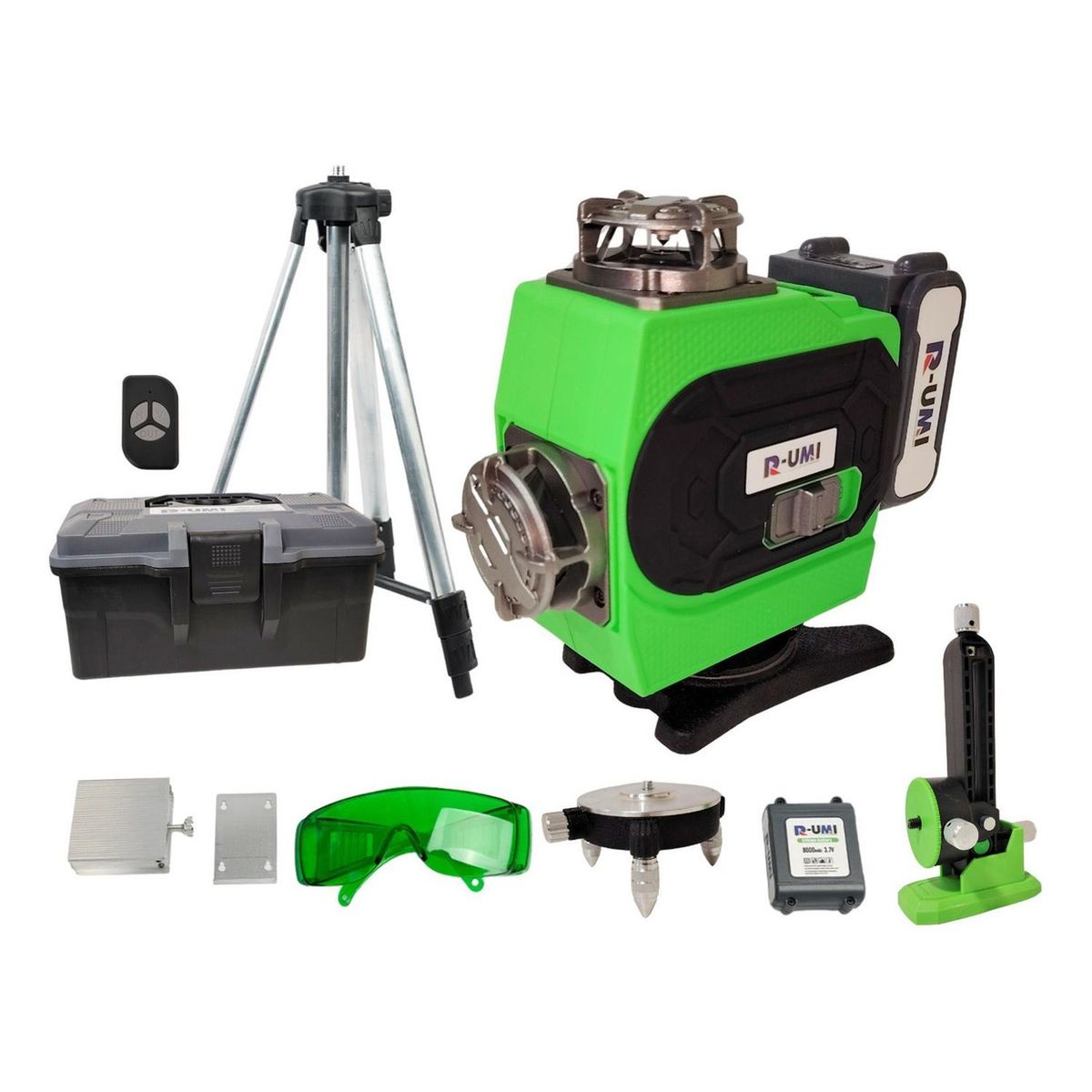 GENERICO - Nivel laser 16 Lineas con tripode y maletin Rumi