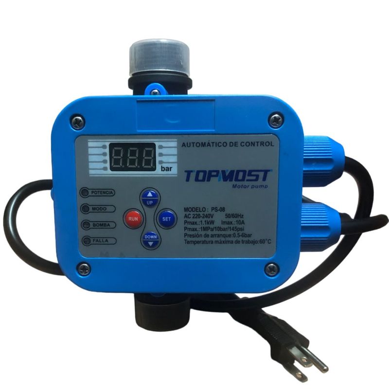 TOPMOST - Switch de Presion Digital Profesional 1.1 Kw 08-10A Topmost