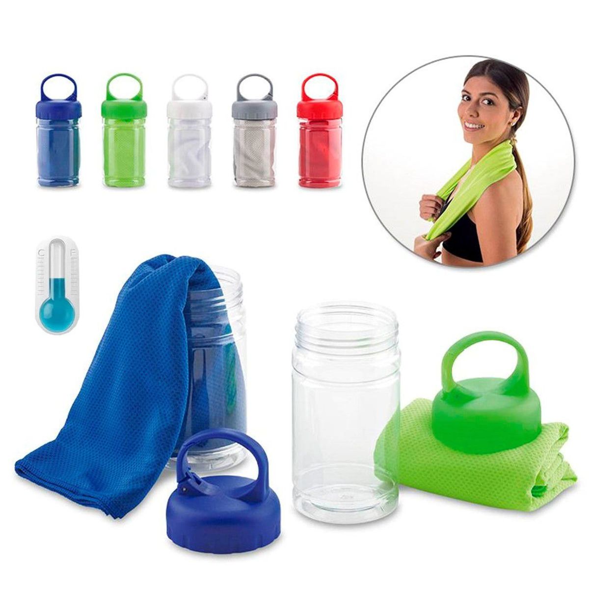 GENERICO - Toalla  Deportiva Fría en Pote