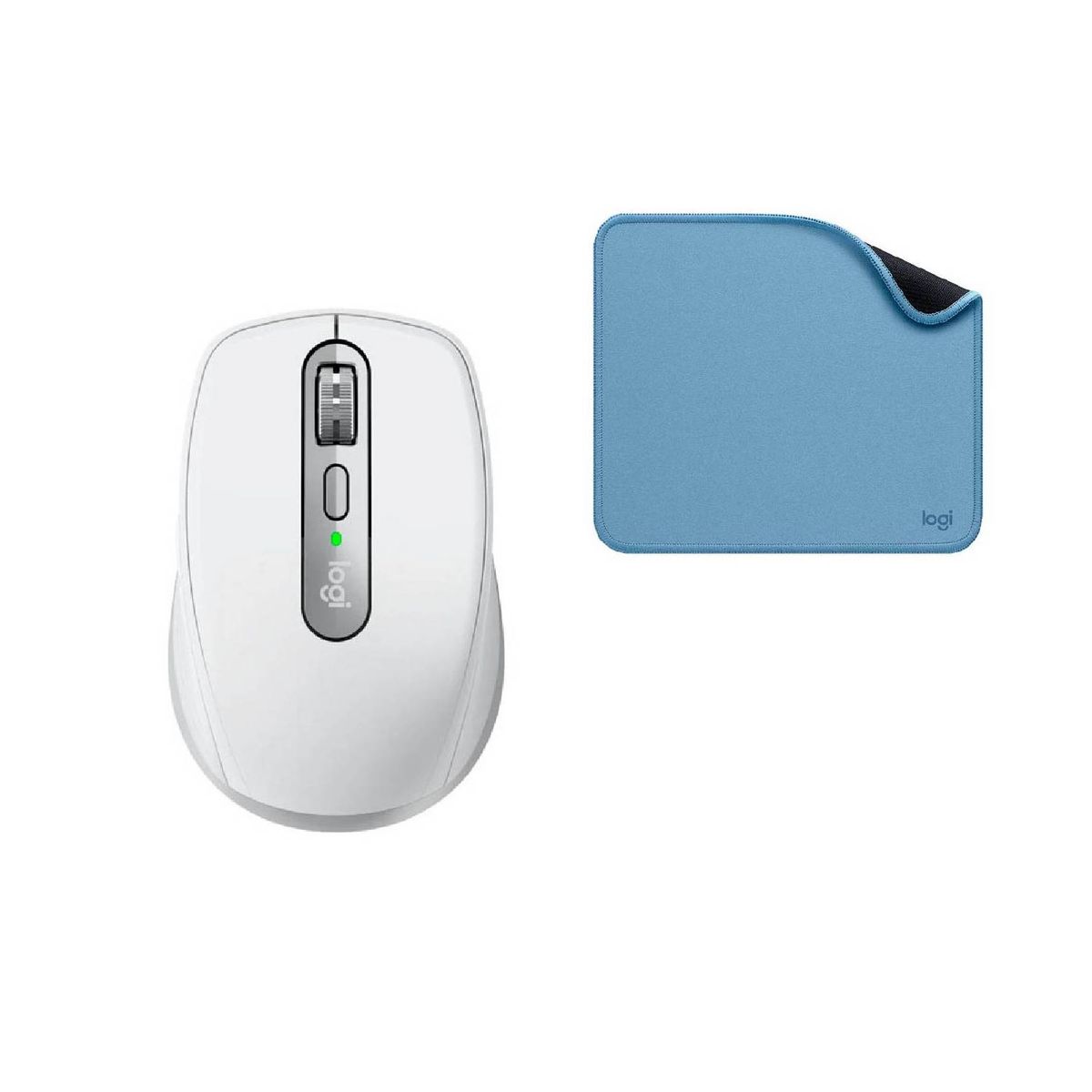 LOGITECH - Mouse Logitech MX Anywhere 3 Pale Grey + Pad Mouse Antisalpicaduras