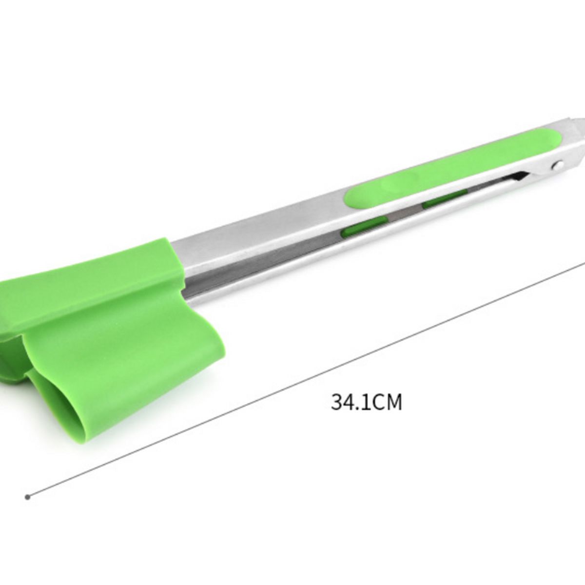 AURELA - Espátula de Silicona con Pinzas Integradas 2 en 1