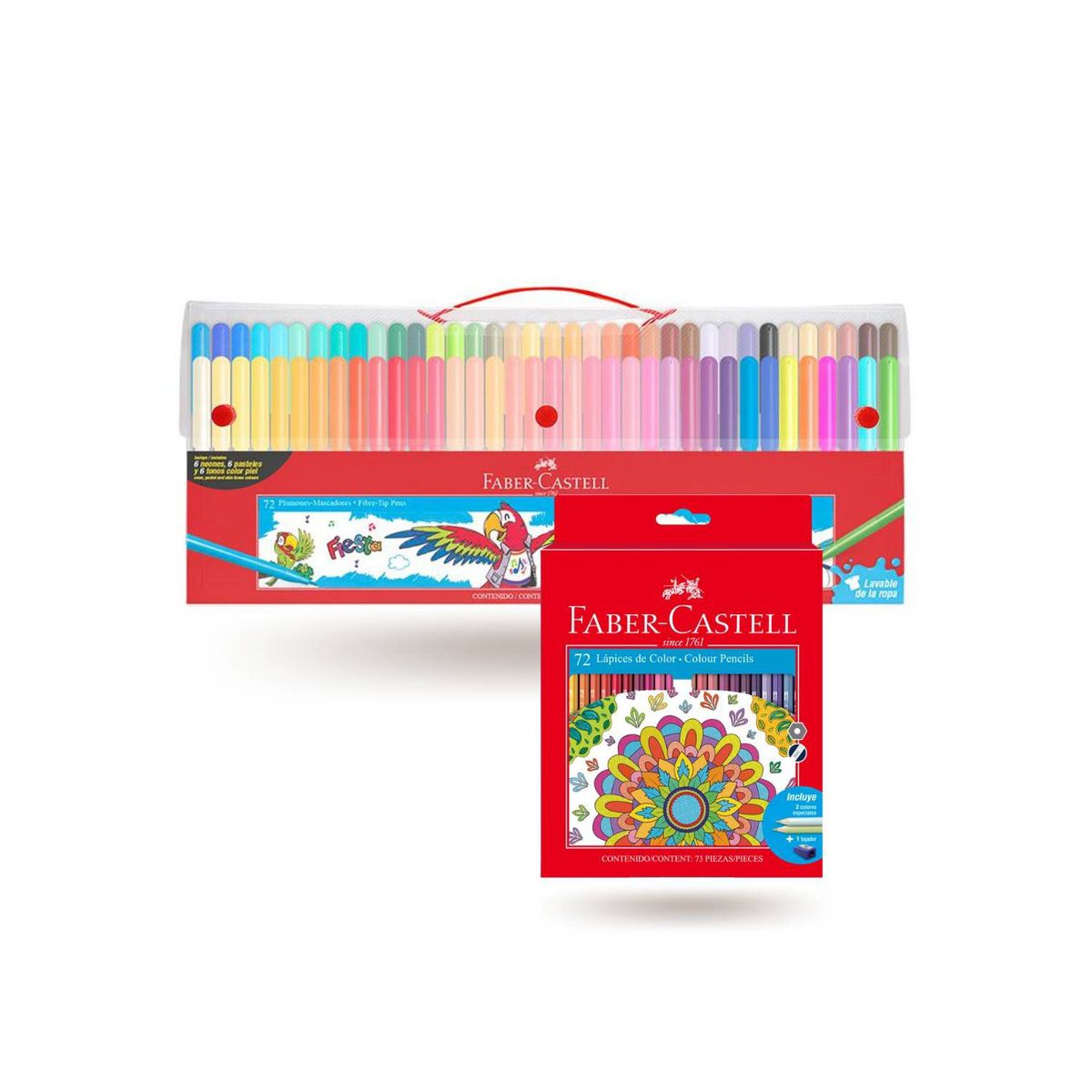 GENERICO - Pack Colores y Plumones x 144