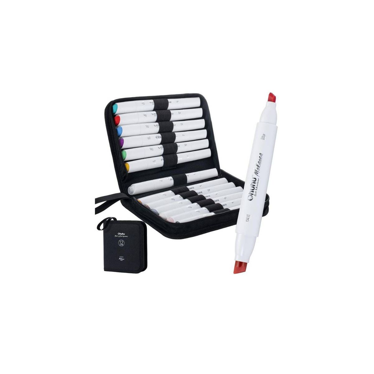 GENERICO - TRI PUNTA Set 12 colores básicos + blender