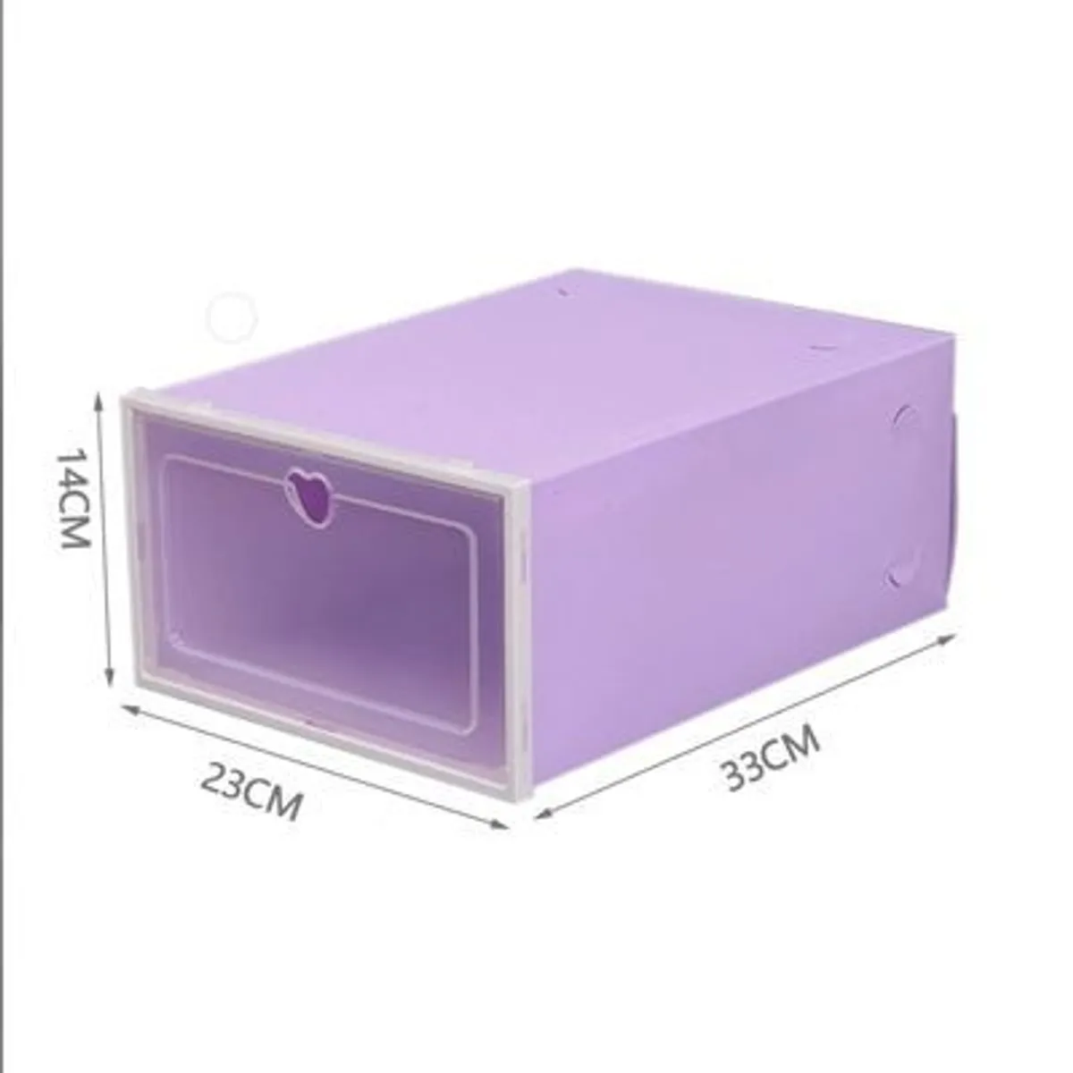 GENERICO - Caja Organizadora de Zapato Muy Util x 6 UNIDADES