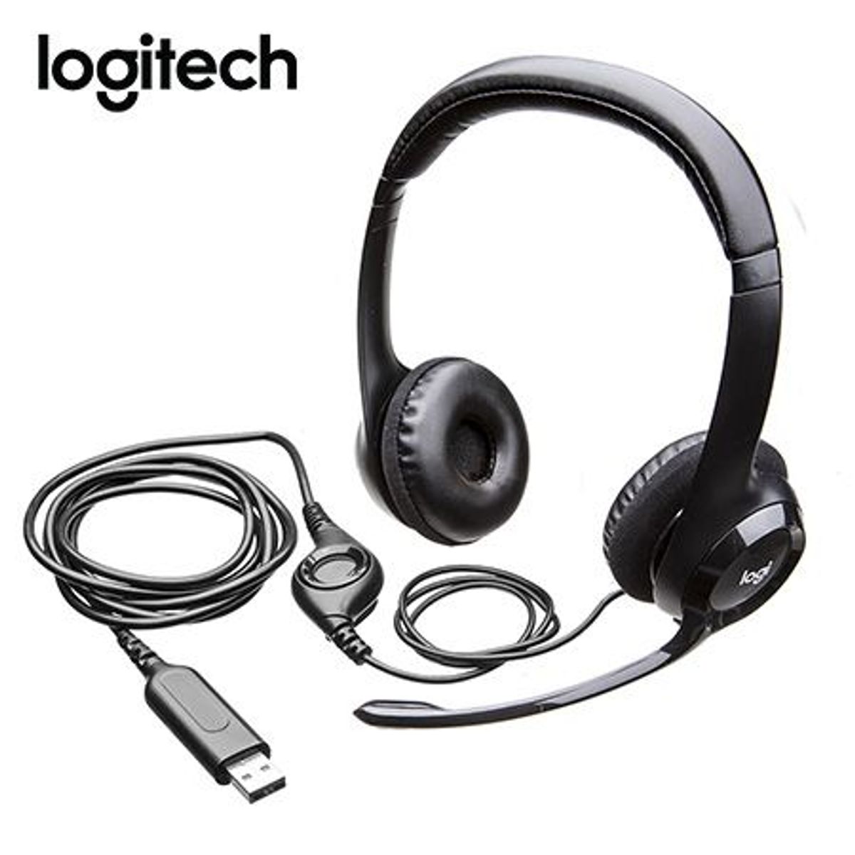 LOGITECH - AUDIFONO CMICROF LOGITECH H390 USB NOISE CANCELLING BLACK