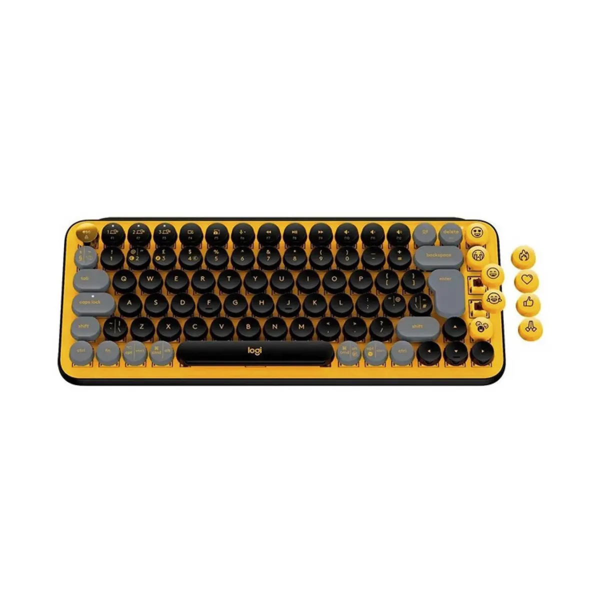 LOGITECH - Teclado Logitech POP Keys Wireless Amarillo