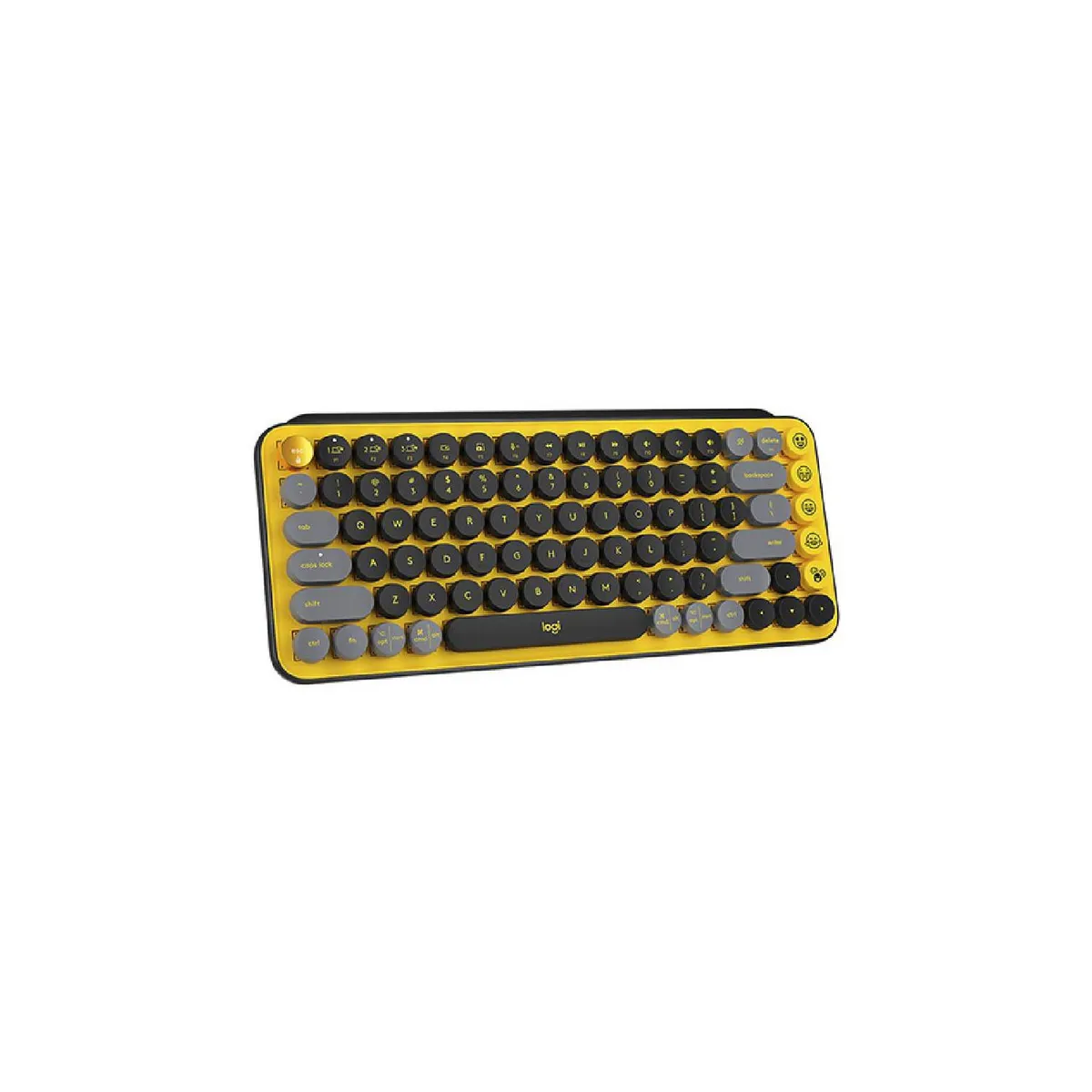 LOGITECH - Teclado Logitech POP Keys Wireless Amarillo