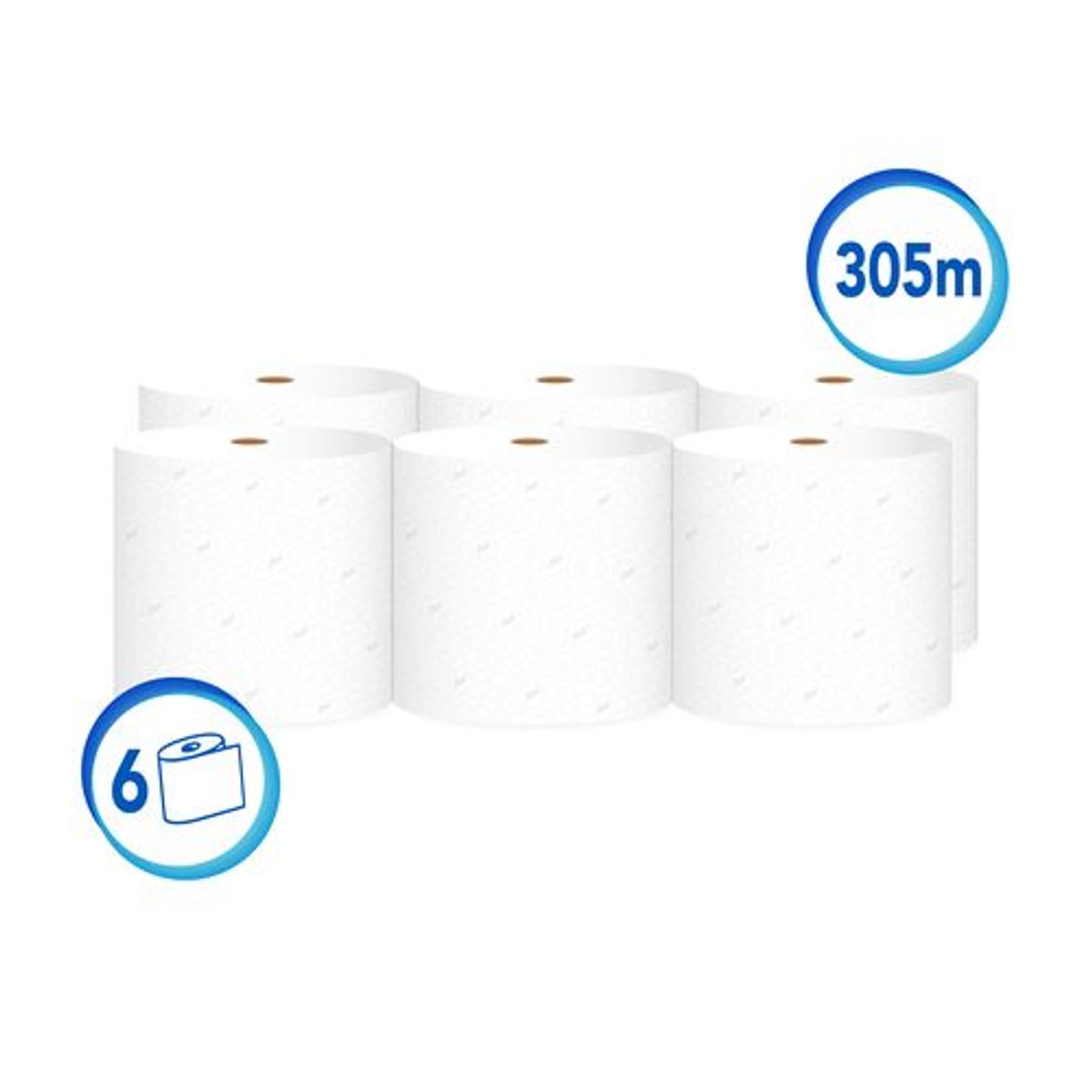 SCOTT - PAPEL TOALLA 305 M SCOTT AIRFLEX  CAJA X 6