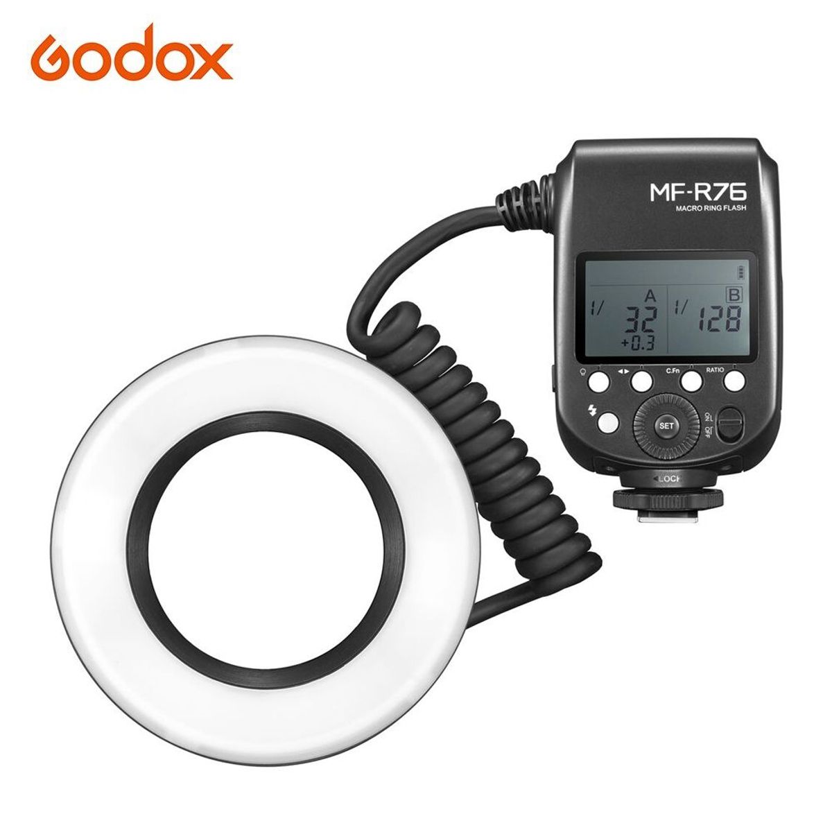 GODOX - Flash Macro GODOX MF-R76  Incluye batería recargable