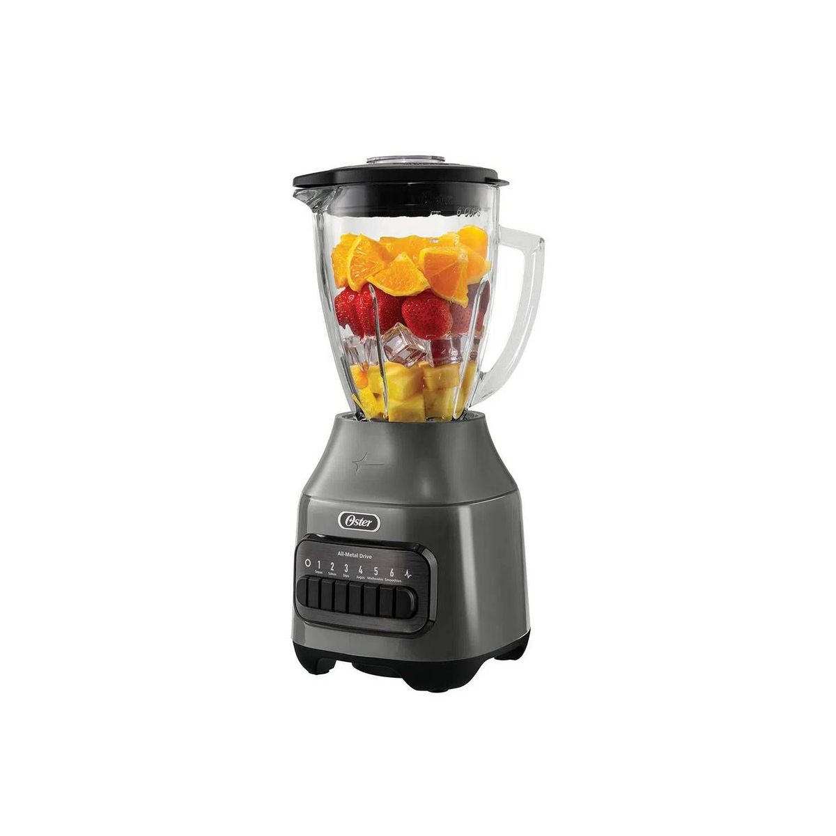 OSTER - Licuadora 1.5L Oster con 6 Velocidades BLSTPEG GPB Gris