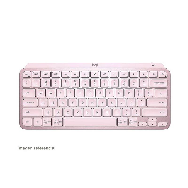 LOGITECH - Teclado Logitech Mx Keys Mini Multi-Device Bt Iluminado Rose