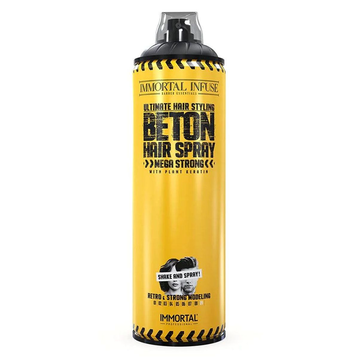 GENERICO - Immortal Infuse Beton Hair Spray Mega Strong 500ml