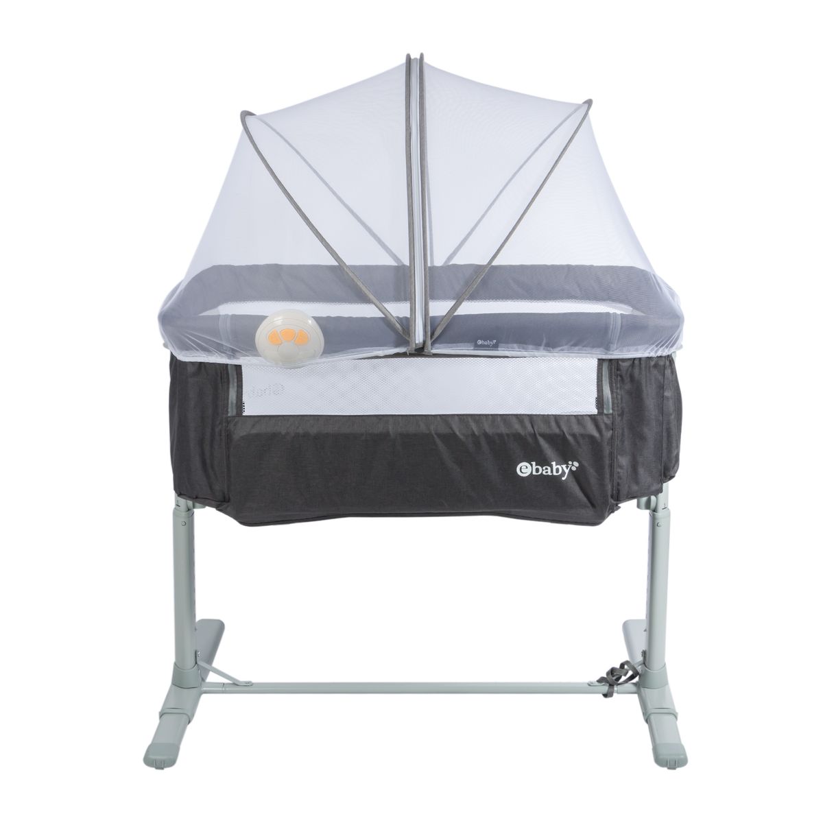 EBABY - Cuna Colecho Tami Musical Anti Mosquitos Gris