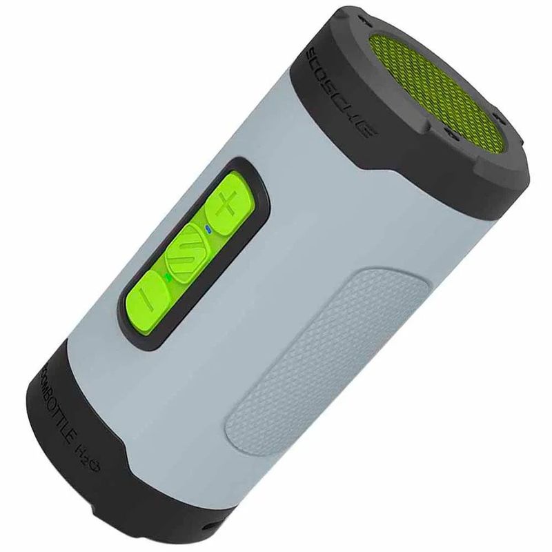 SCOSCHE - Parlante Inalámbrico Bluetooth  Scosche Boom Bottle Gris/Verde