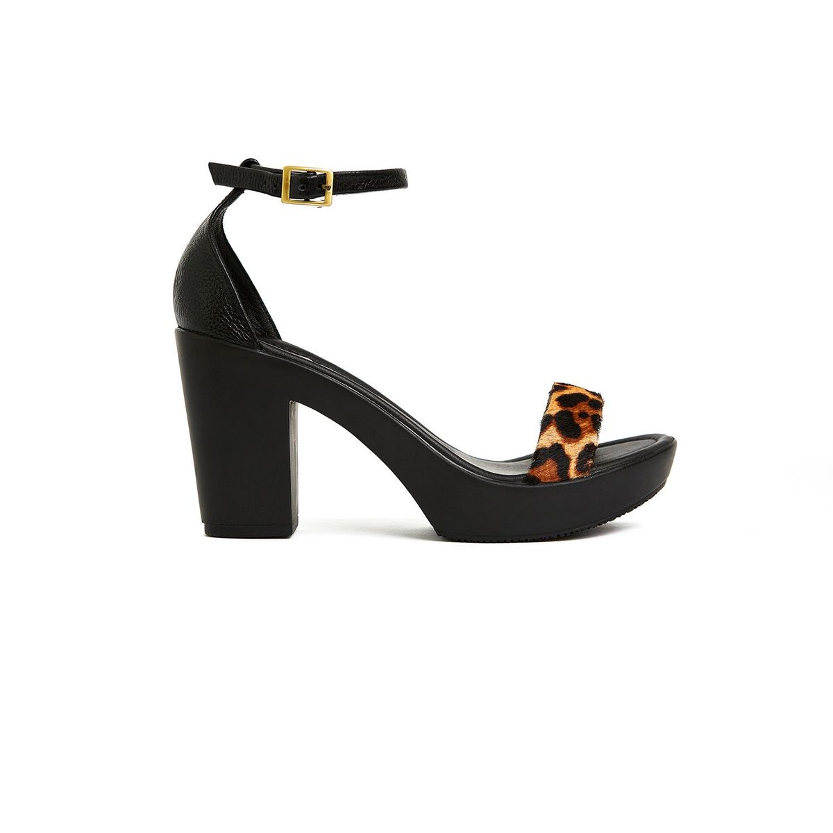 M'ANDINA - SANDALIAS DE CUERO PALOMA ANIMAL PRINT