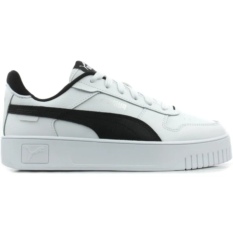 PUMA - Zapatilla Puma Carina Street 389390 03 Blanco-Negro para Mujer