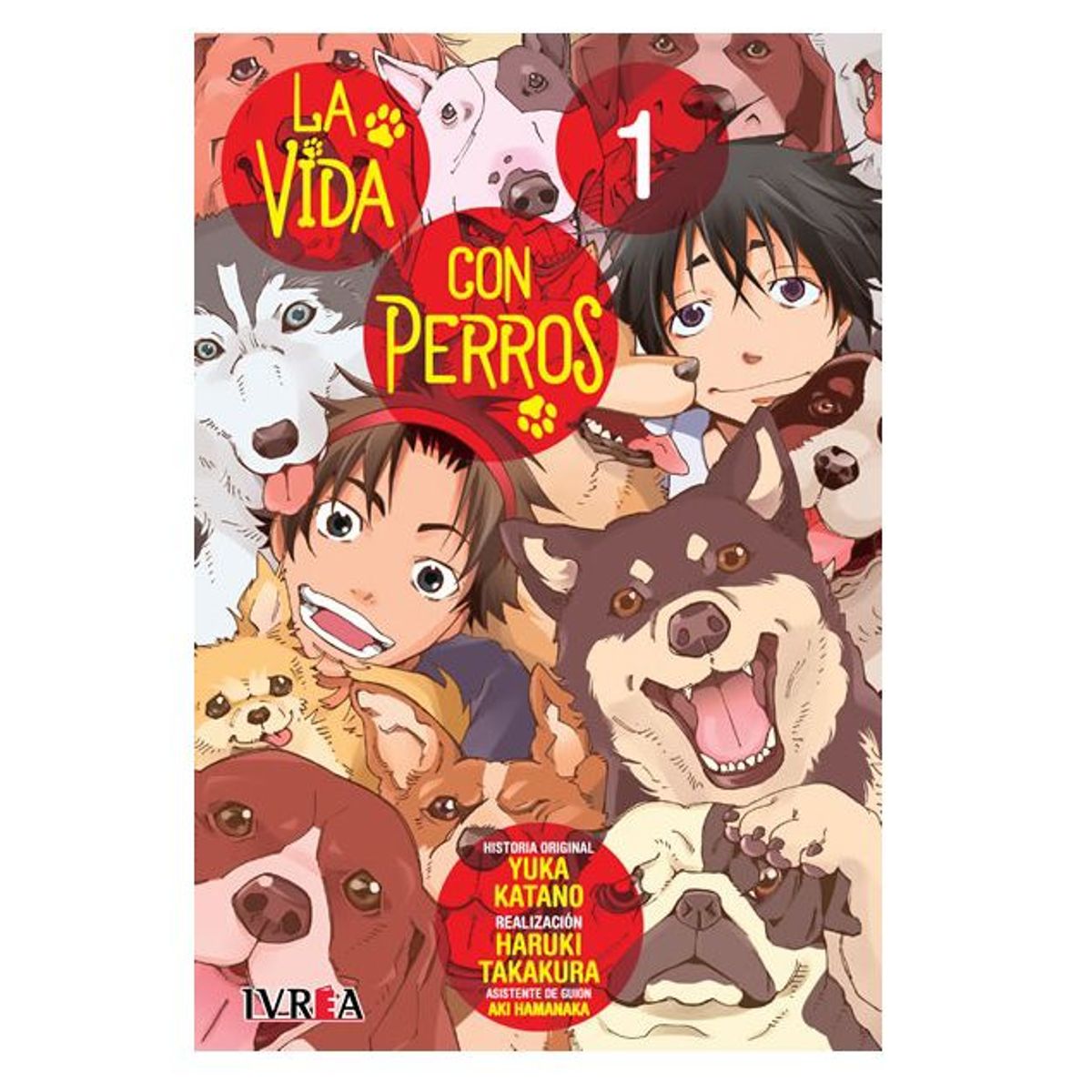 IVREA - Manga La Vida con Perros Tomo 01