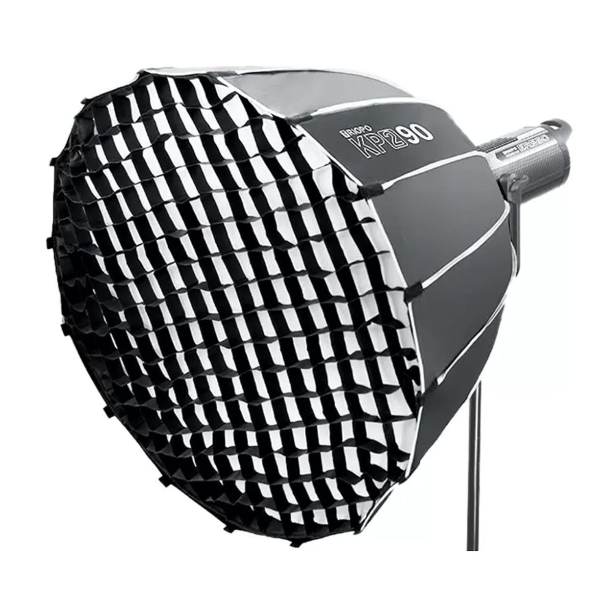 GENERICO - TRIOPO PARABOLICO KP2 90 DE 90CM MONTURA BOWEN + GRILLA