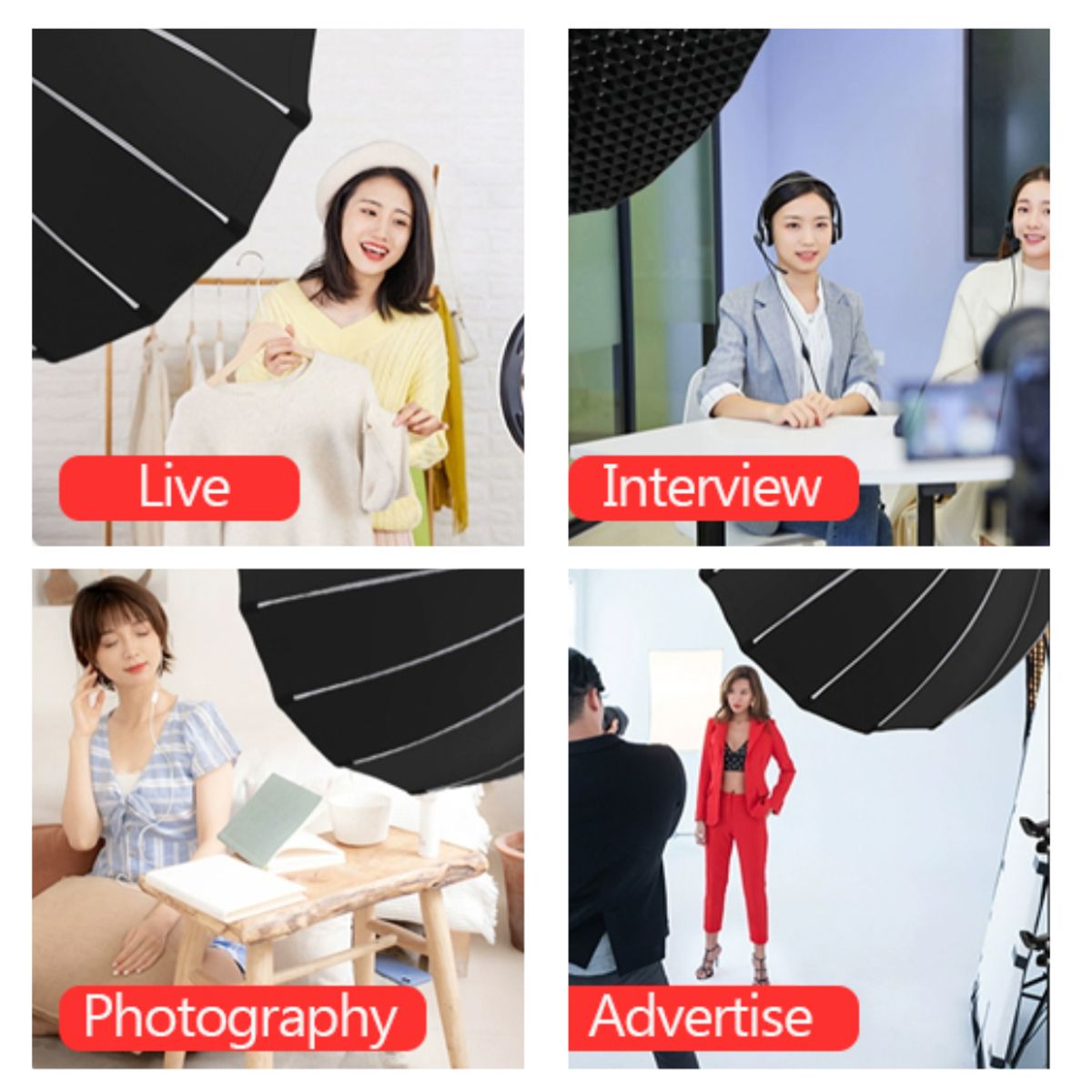 GENERICO - TRIOPO PARABOLICO KP2 90 DE 90CM MONTURA BOWEN + GRILLA