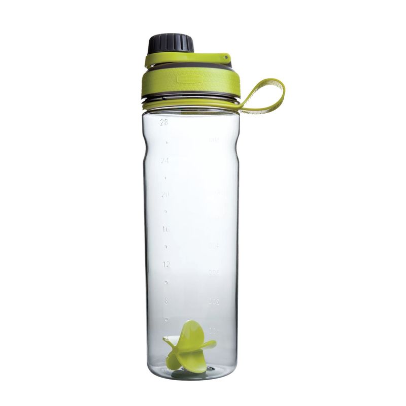 RUBBERMAID - Botella de Tritan Rubbermaid Shaker 828ml Negro-Verde